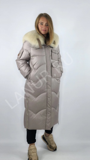 Женская зимняя куртка пальто с мехом DesireD №4006 Женская зимняя куртка пальто с мехом DesireD №4006